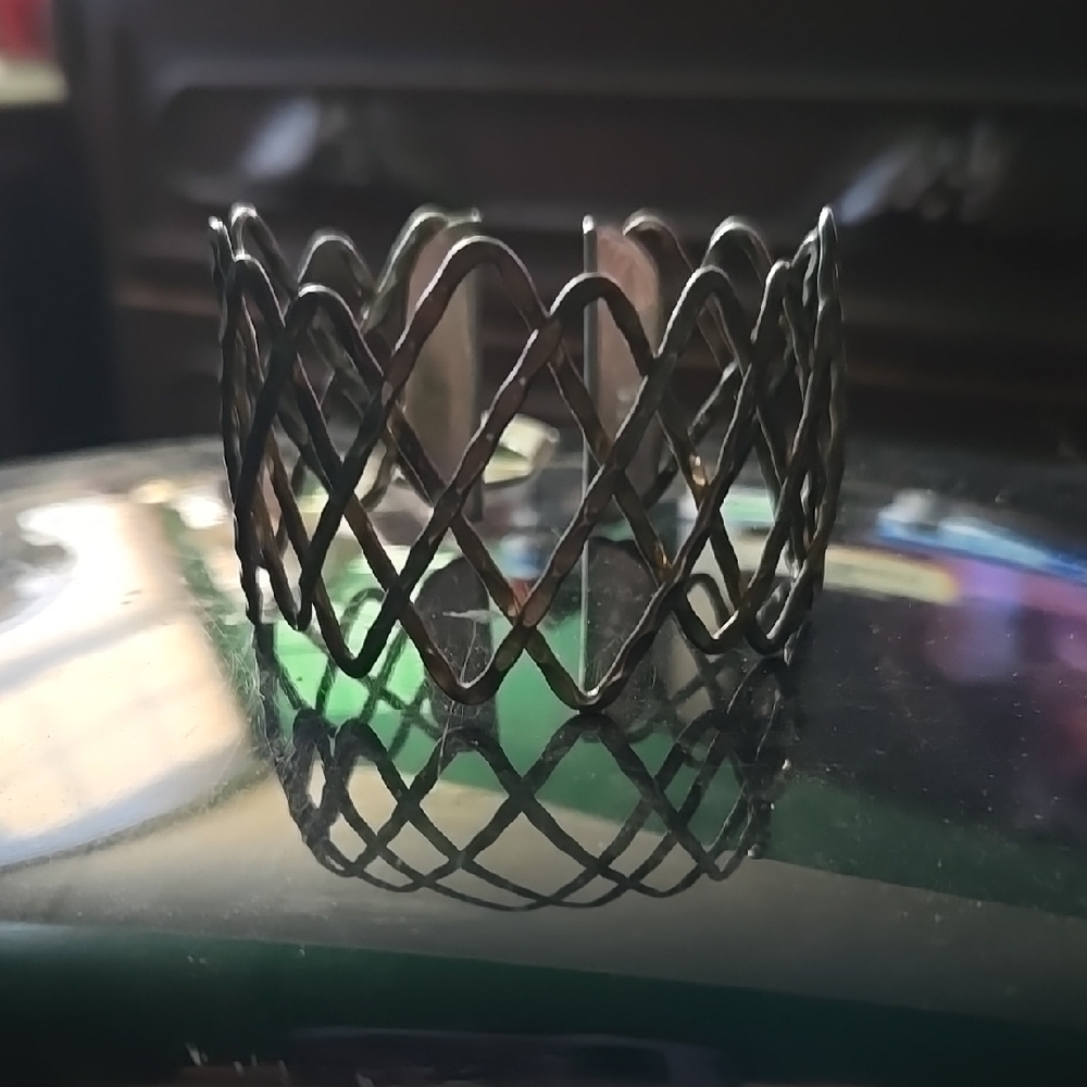 Chic Silver Openwork Bracelet